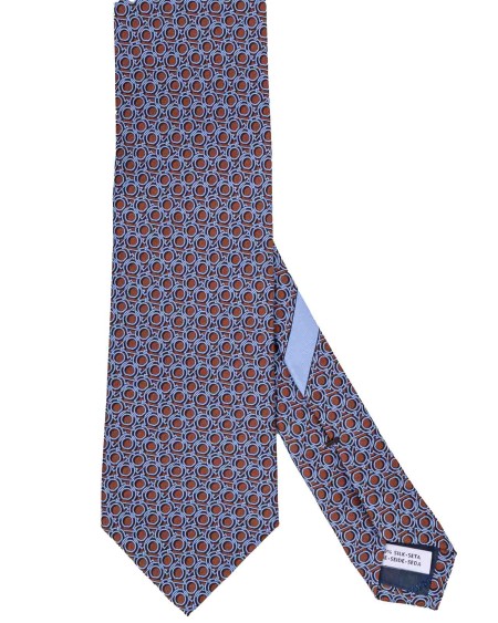 Shop SALVATORE FERRAGAMO  Cravatta: Salvatore Ferragamo cravatta in seta stampa Gancini.
Composizione: 100% seta.
Fabbricato in Italia.. 350878 761857-005